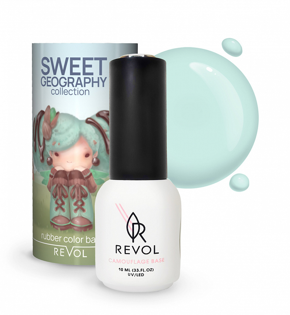REVOL База Rubber "Sweet geography" № 03 Sherbet, 10мл