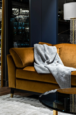 Плед 140x200 Garda Decor Аура серый