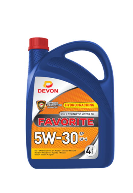Масло Devon Favorite SAE 5W30 SP GF-6