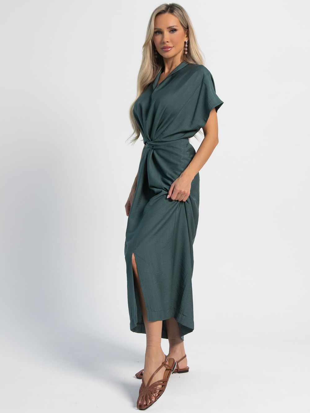 Платье Исландия (зеленое) П16086-30М LT Collection