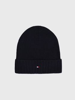 Шапка Tommy Hilfiger Cotton-Cashmere Blend Black