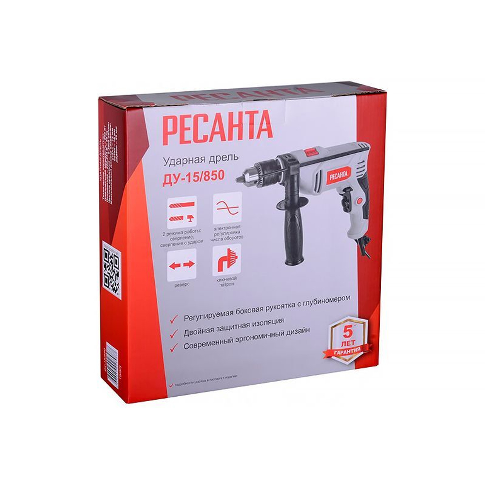 Дрель ударная Ресанта ДУ-15850 850 Вт