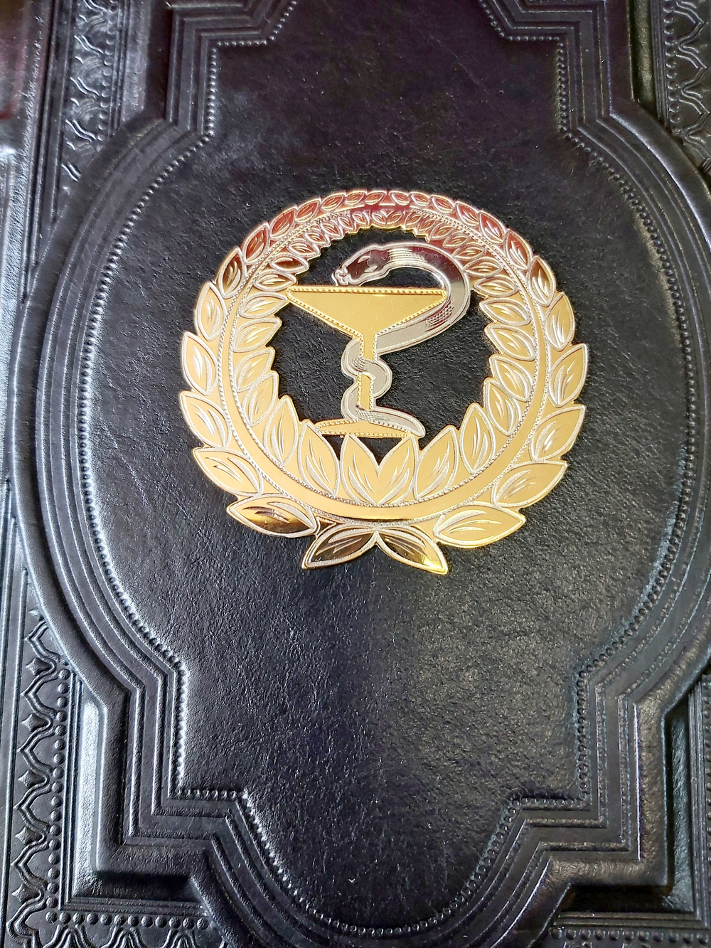 Ежедневник из натуральной кожи А5 «Подарок медику №2» (Златоуст)