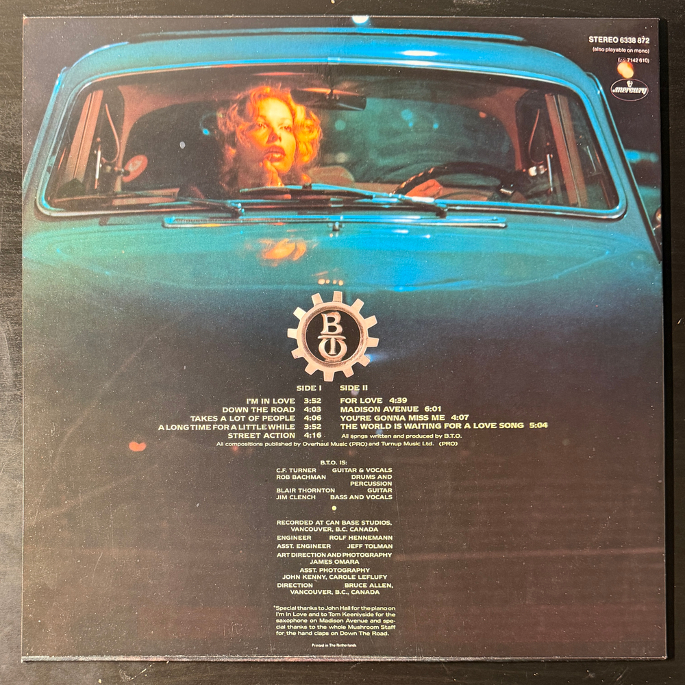 B.T.O. ‎– Street Action (Голландия 1978г.)