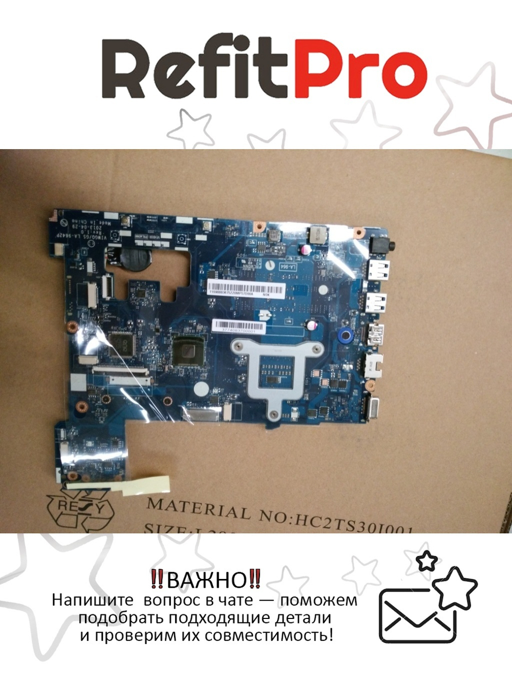 Материнская плата для ноутбука Lenovo G500 VINGQ/?GS LA-9642P UMA DC (90003675), оригинал