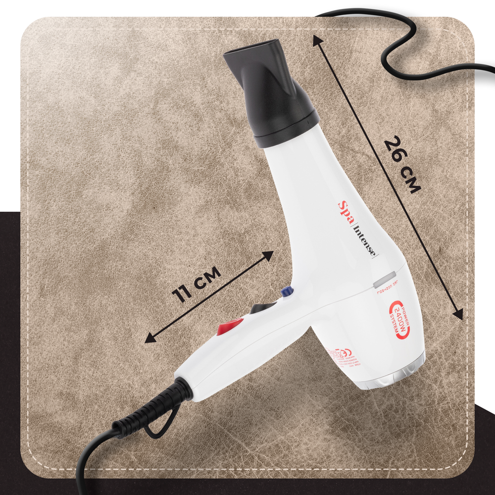 Фен Спа Интенс 2200-2400W, цвет коричневый и Щетка для сушки и укладки волос Be-Uni Professional