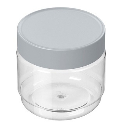 Емкость для сыпучих продуктов Modena 0,5л серый Хомвер