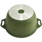 Кастрюля 2л со стеклянной крышкой , АП линия «Trendy style» ( malachite)