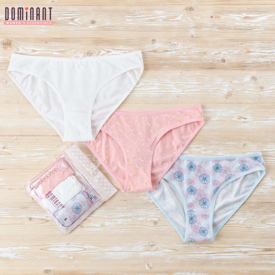 Трусики женские DOMINANT 35000-134, BIKINI, 3 шт. в уп.