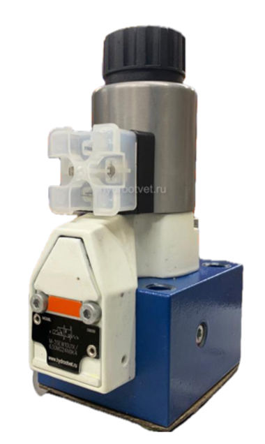 M-3SEW10U1X/420MG24N9K4 - Гидрораспределитель седельного типа Ду 10 с электроуправлением на 420 бар, схема U