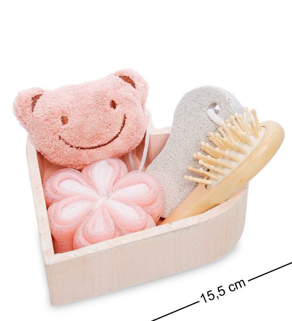 BT-16/3 Набор для бани с расческой «Сердце»