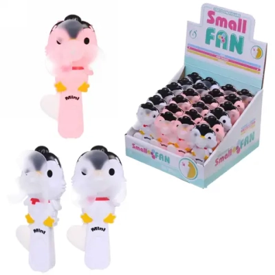 Вентилятор «Пингвинёнок» 13*6 см, микс