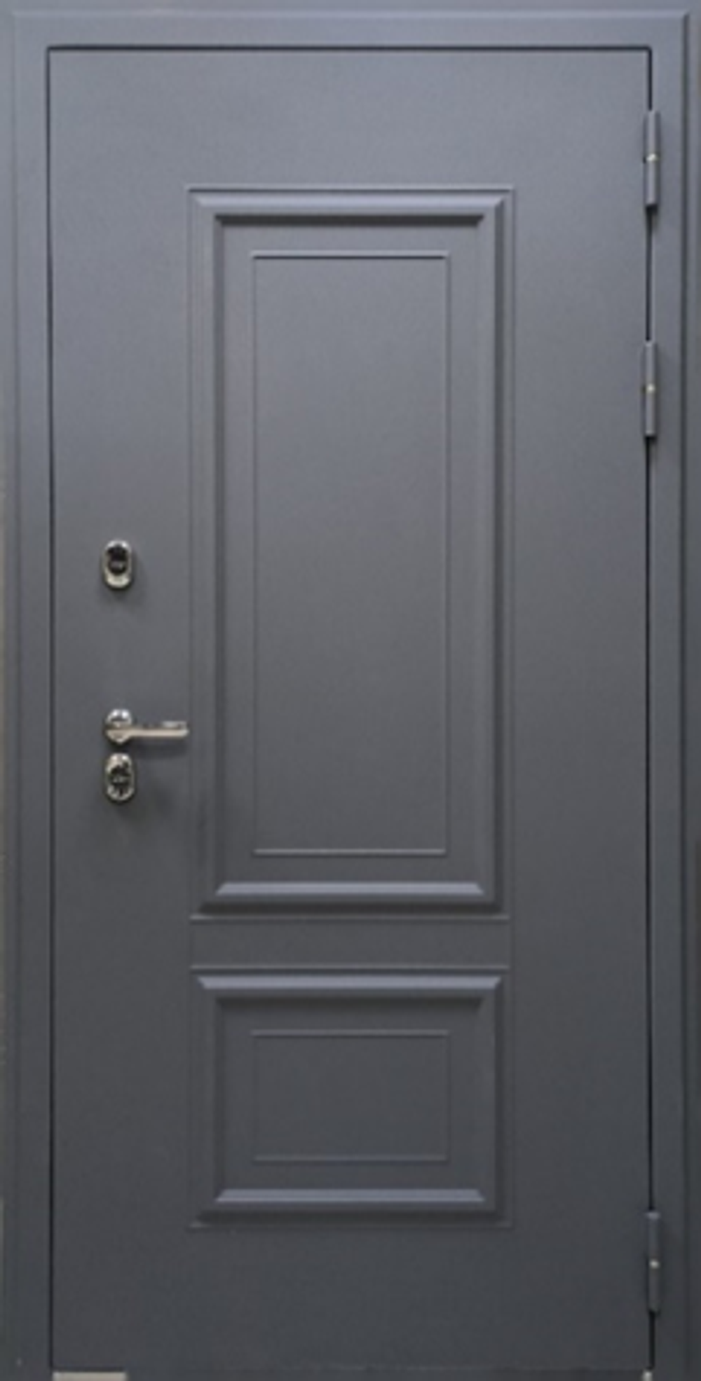 Входная дверь Термо Штамп-2 Муар С166: Размер 2050/860-960, открывание ПРАВОЕ