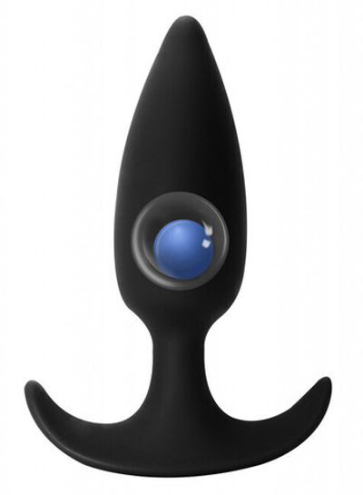 Небольшая пробочка для ношения со смещенным центром тяжести Spice it up Delight Black (Цвет: черный)