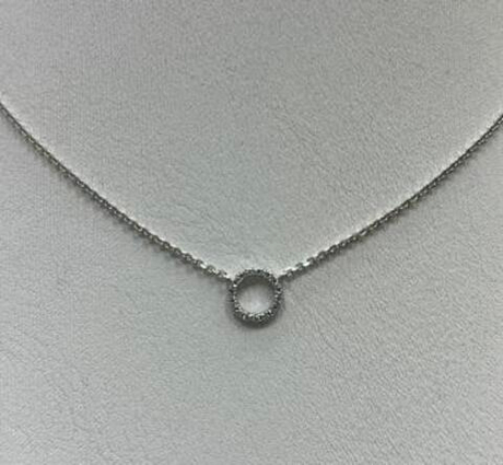 Колье из золота с фианитами