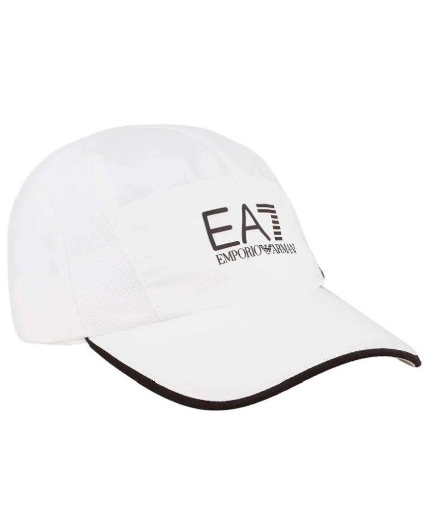 Теннисная кепка EA7 Unisex Tennis Pro Light Baseball Hat - white/black