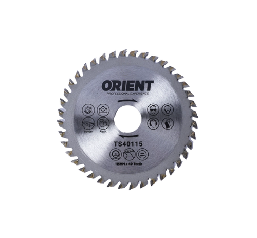 ДИСК ПИЛЬНЫЙ ORIENT ПО ДЕРЕВУ 115ММ TS40115