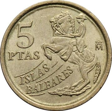 5 песет 1997 Испания «Балеарские острова»
