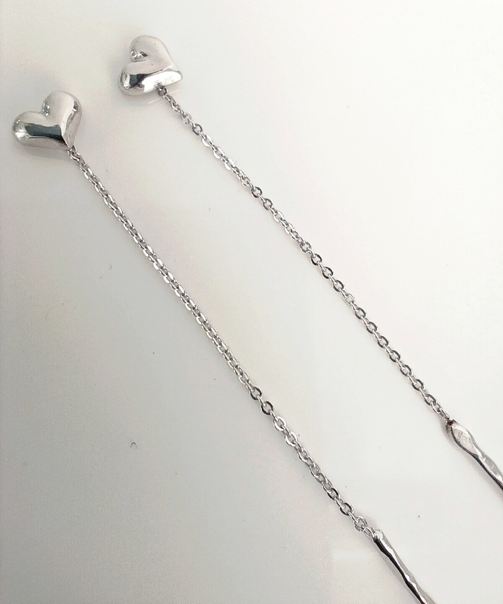 Серьги ювелирные Эстерелла, серебро 925 пробы, родирование/Ф