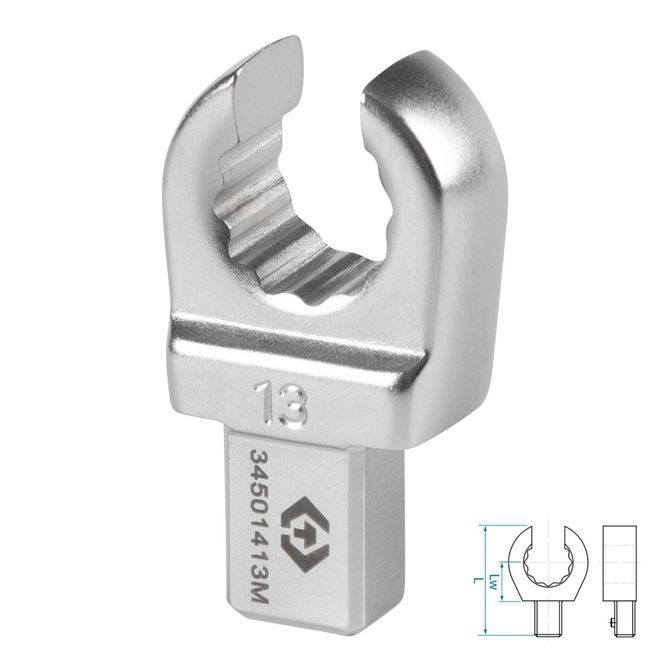 KING TONY (34501413M) Насадка разрезная серии "FIT", 13 мм, 9х12 мм