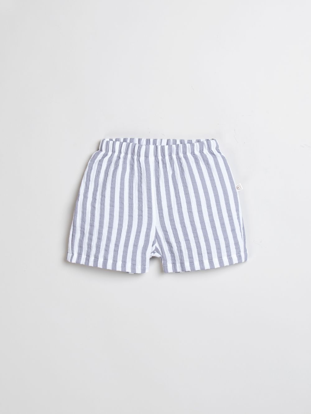 Шорты муслиновые "Полоска Жемчуг" 0+