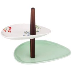 ВАЗА ДВУХЪЯРУСНАЯ BRONCO "MEADOW" 20 СМ / 24 СМ (КОР=12ШТ.)