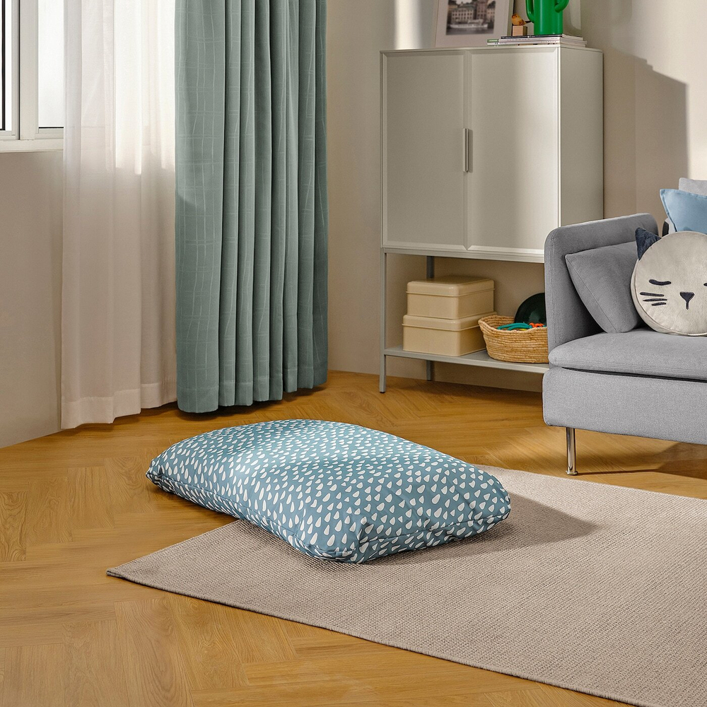 IKEA UTSÅDD  (ИКЕА УТСÅДД)  -  Подушка для животных, голубая, 64x102 см