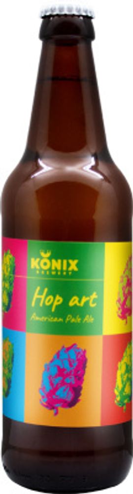 Пиво Коникс Хоп Арт / Konix Hop Art 0.5л - 6шт