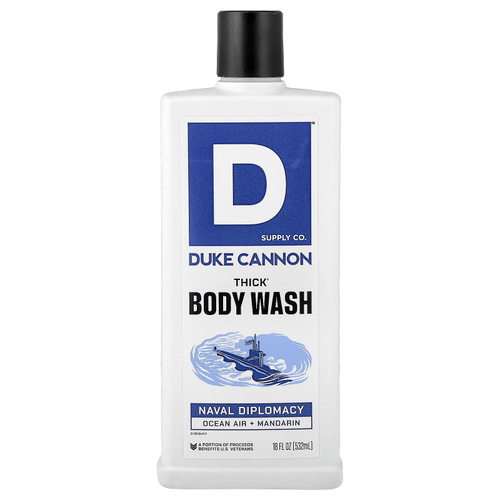 Duke Cannon Supply Co., Thick®, гель для душа, морская пошлина, 532 мл (18 жидк. унций)