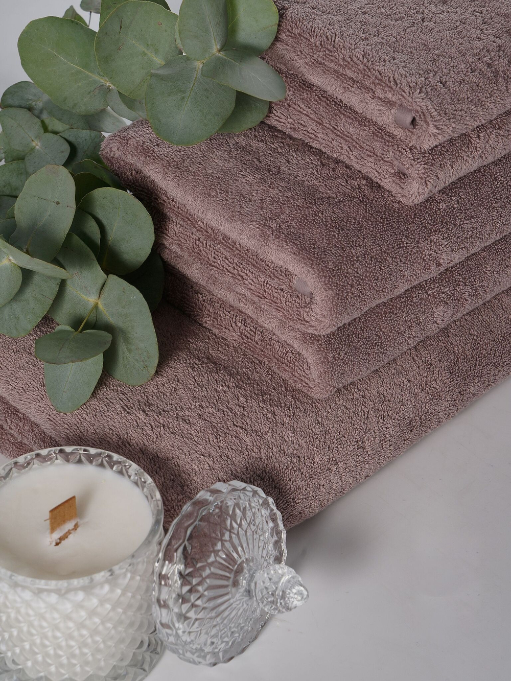 Набор полотенец 3шт Claire Batiste Atelier Ile светлая сирень