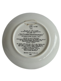 Тарелка декоративная "Утро праздника Тела Христова" Австрия