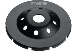 Чашка алмазная двухрядная STAYER Double 125 мм STAYER 33381-125_z01