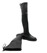 Кожаные ботфорты lowland Stuart Weitzman - черный(S5606)