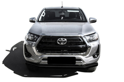 Защита переднего бампера Toyota Hilux (2020-2023) d76 черная