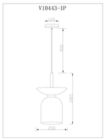 Светильник подвесной Moderli V10443-1P Lecce