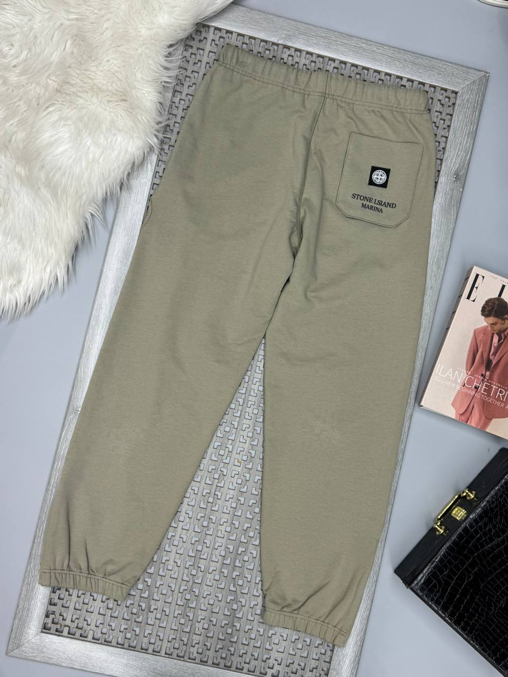 Спортивные штаны Dior&Stone Island