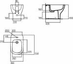 Биде напольное Ideal Standard TESI T3540V3