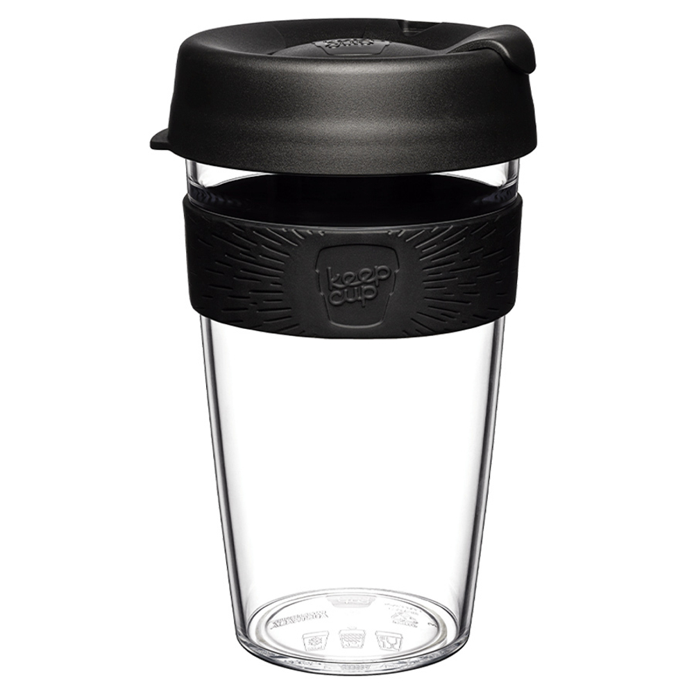 Кружка original l 454 мл clear black
