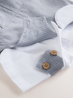 Комплект из трех предметов для малышей Next E47-401, Белый, Серый