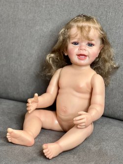 Кукла Реборн виниловая 55см в пакете (FA-037)