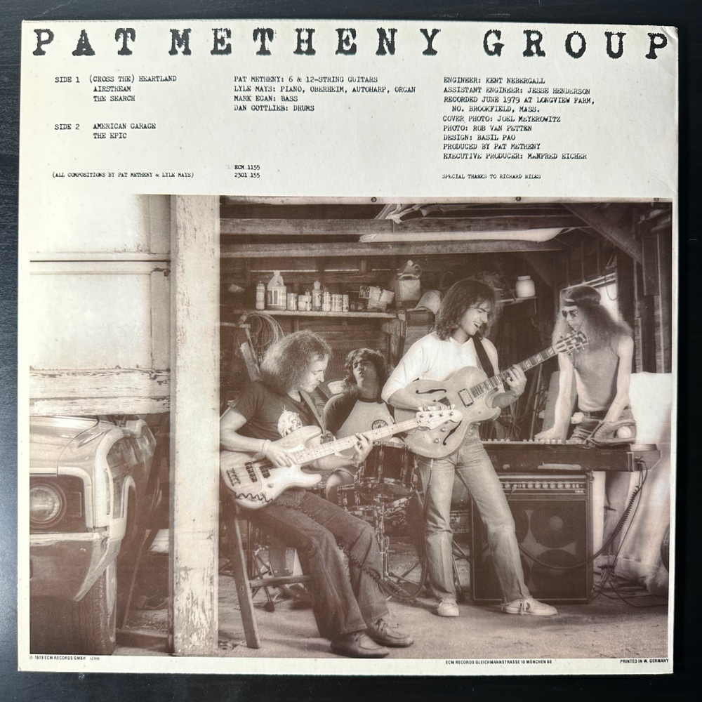 Pat Metheny Group ‎– American Garage (Германия 1979г.)