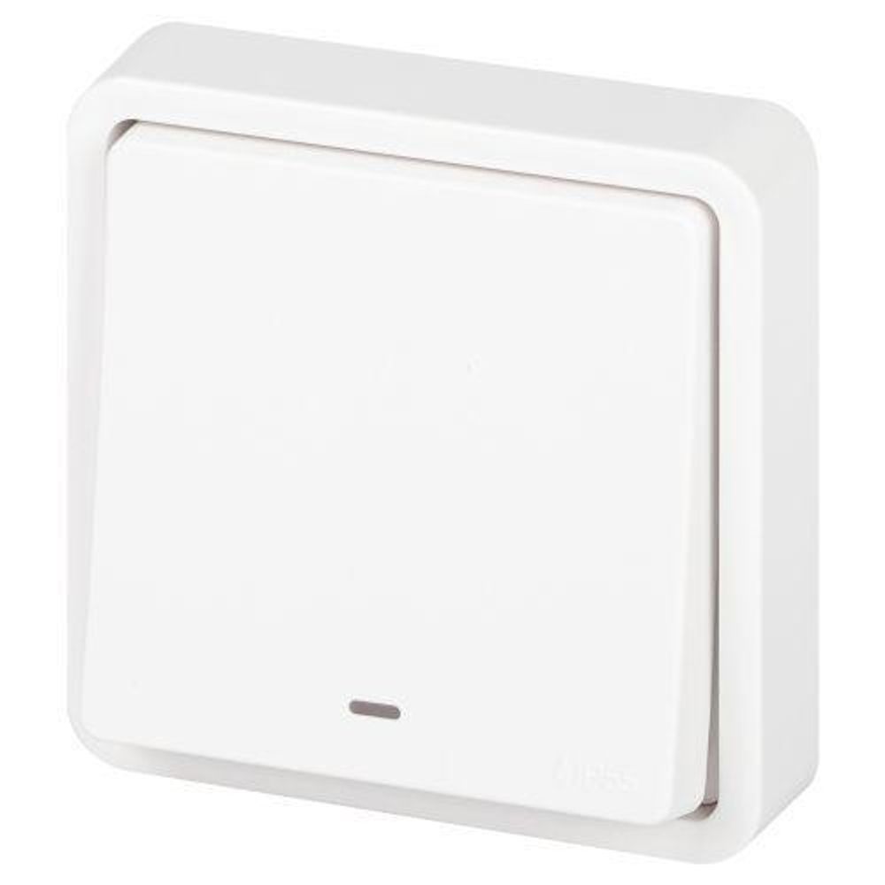 Выключатель Эксперт 11-1522-01 с подсветкой IP55 10АХ-250В СУ бел. Эра Б0063279