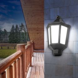 Садово-парковый светильник ЭРА «Ника» НБУ 06-60-003 60Вт черный белое основание матовый