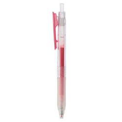 Гелевая ручка Muji Knock 0,5 мм (розовая)