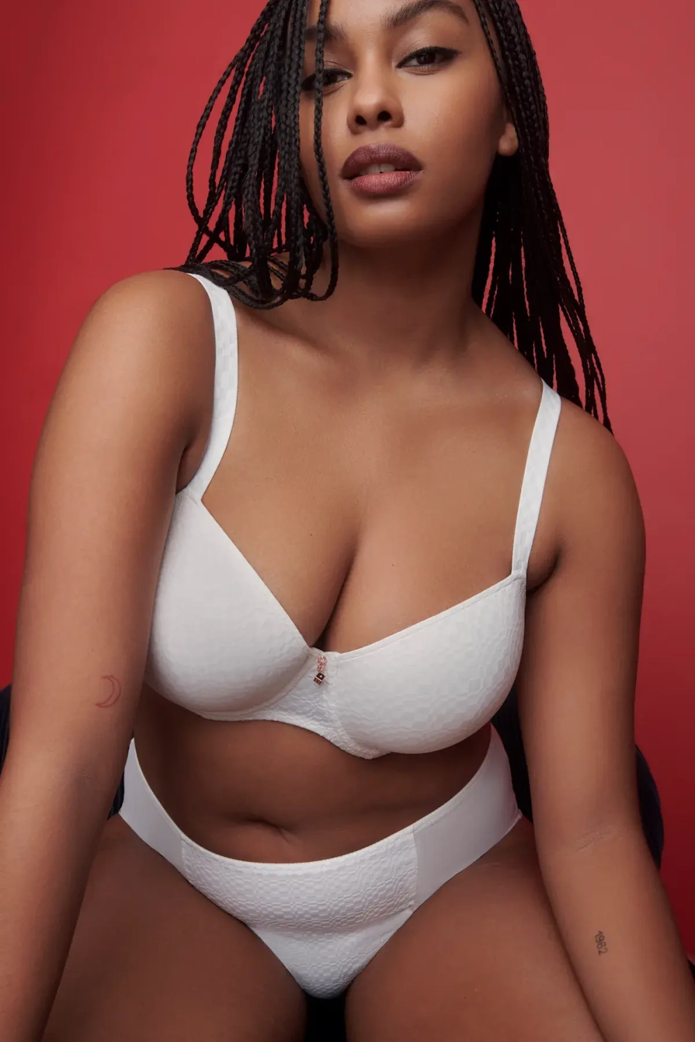 PRIMADONNA Twist Yelapa Трусы с высокой талией, белый