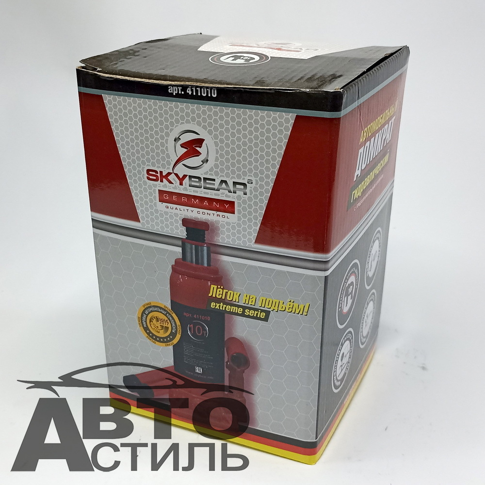Домкрат гидравлический 10,0т h=200-385мм SKYBEAR 411010