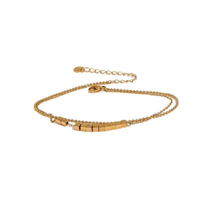 Анклет дорожка в цвете золото