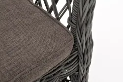 "Сицилия" плетеный стул из искусственного ротанга, цвет графит