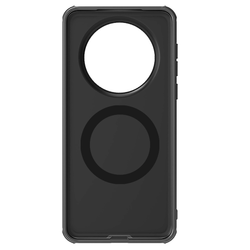 Чехол черного цвета от Nillkin c поддержкой магнитной беспроводной зарядки MagSafe для Huawei Mate 60, серия Super Frosted Shield Pro Magnetic