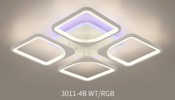 3011/4 WT+RGB (1) Люстра N (RL)